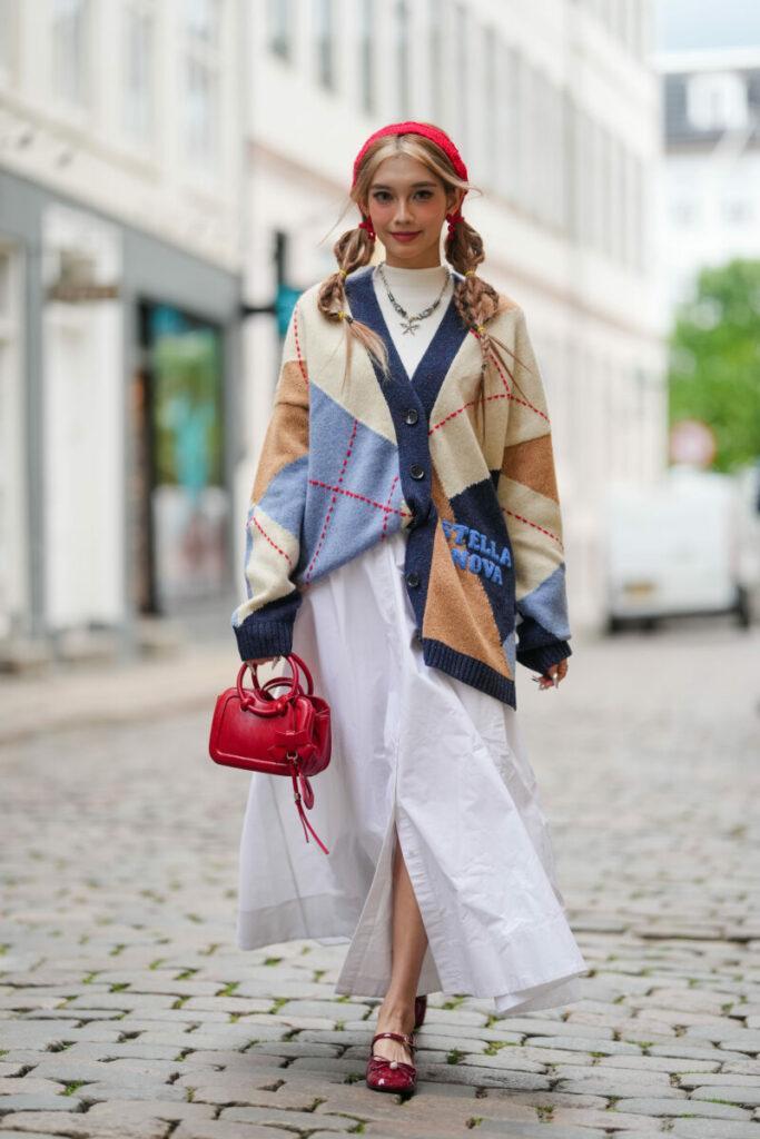 barevný vintage svetr